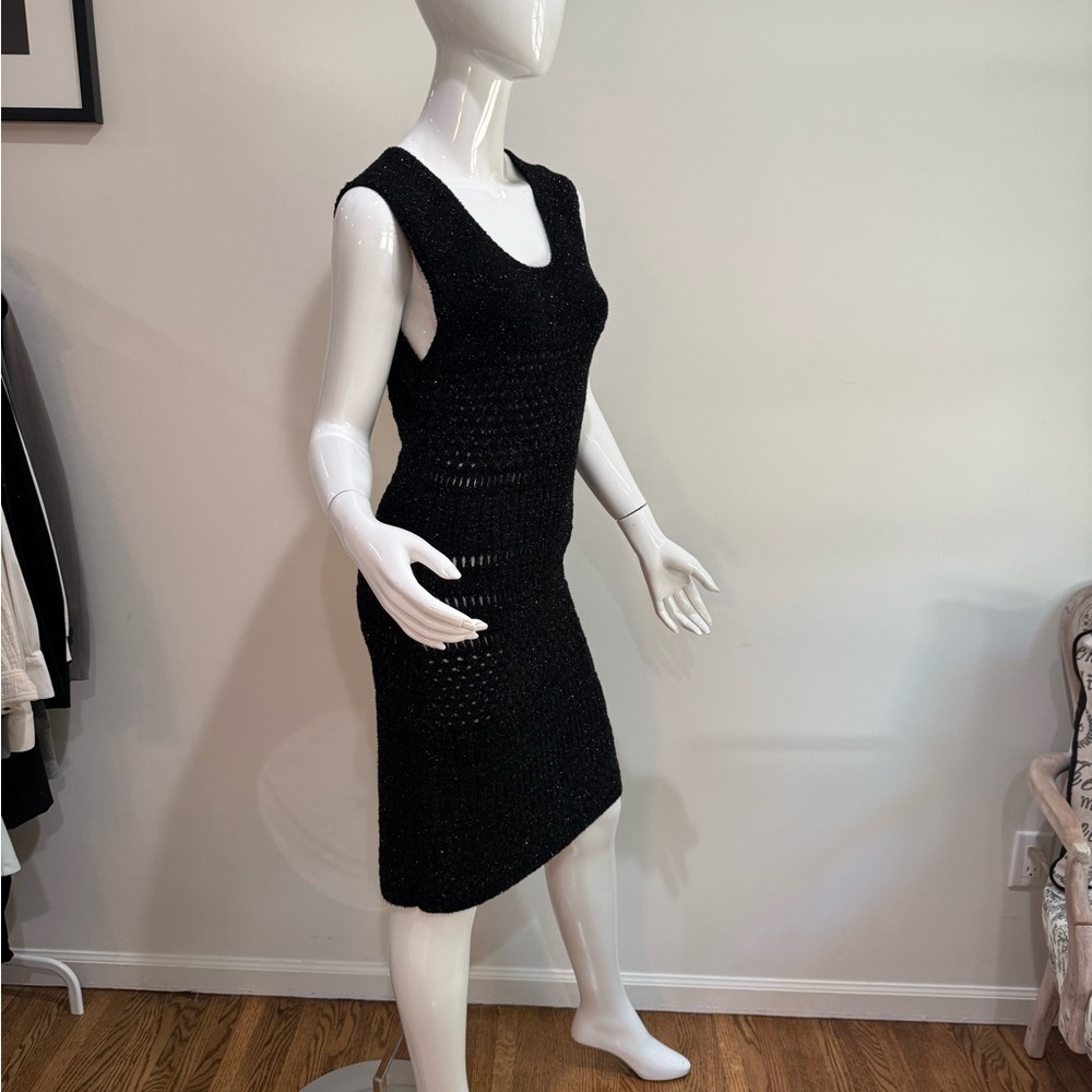 Les Compains Italy Knit Sparkly Witchy Whimsical Dress - Picture 5 of 5